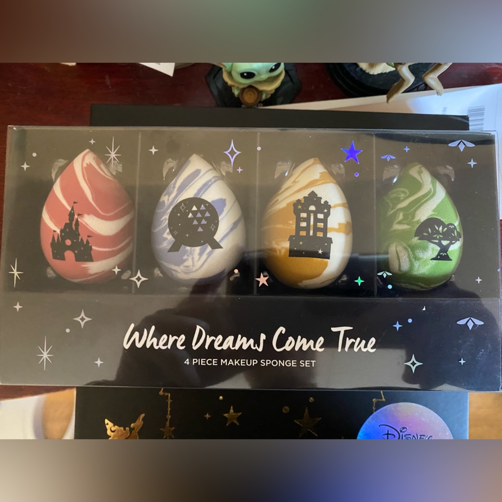 Disney Beauty Blenders and Tower of Terror Eyeshadow Pallet